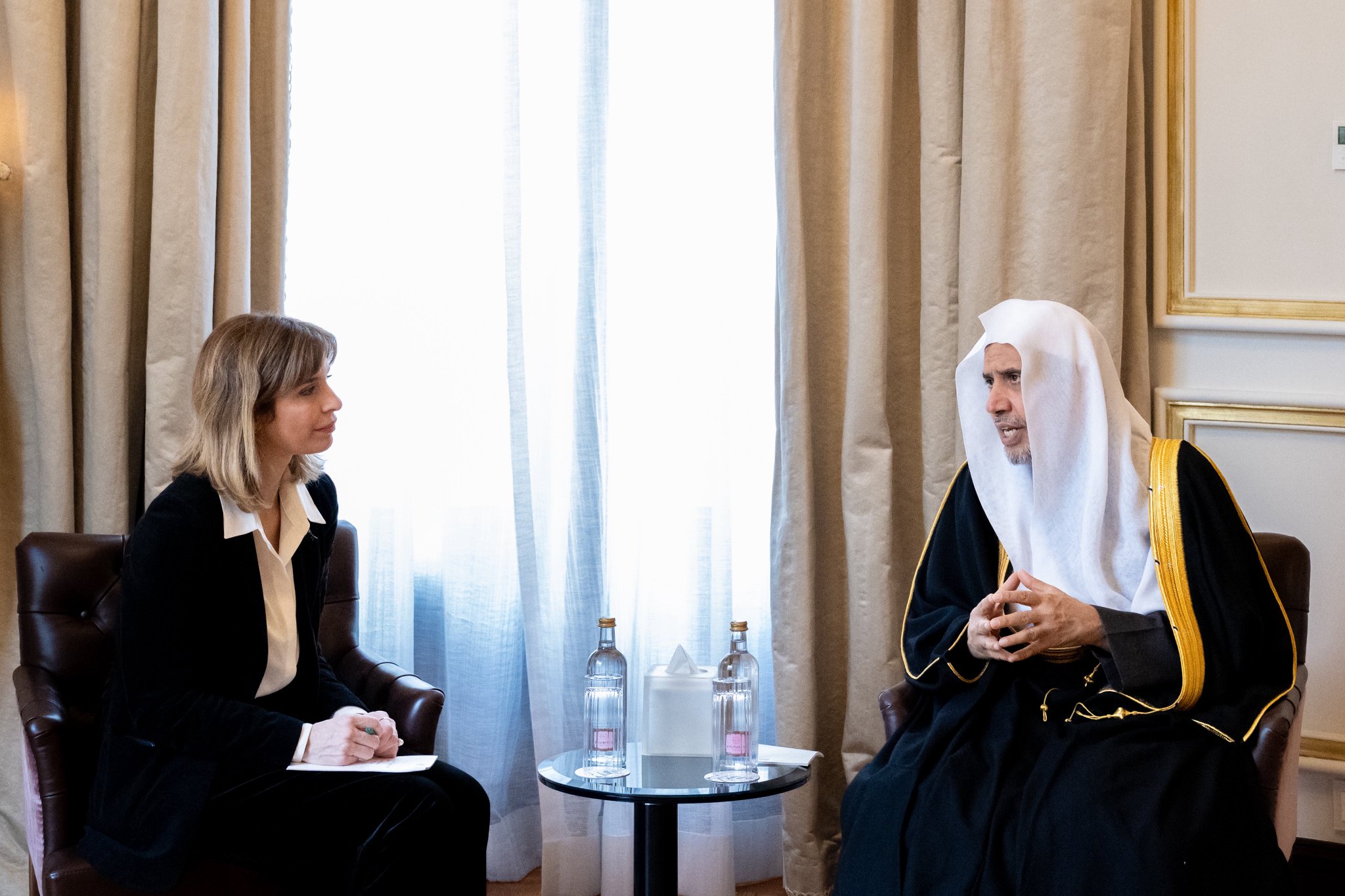 cheikh Mohammed Alissa a rencontré dans sa résidence de la capitale espagnole Madrid, Mme Hana Jalloul