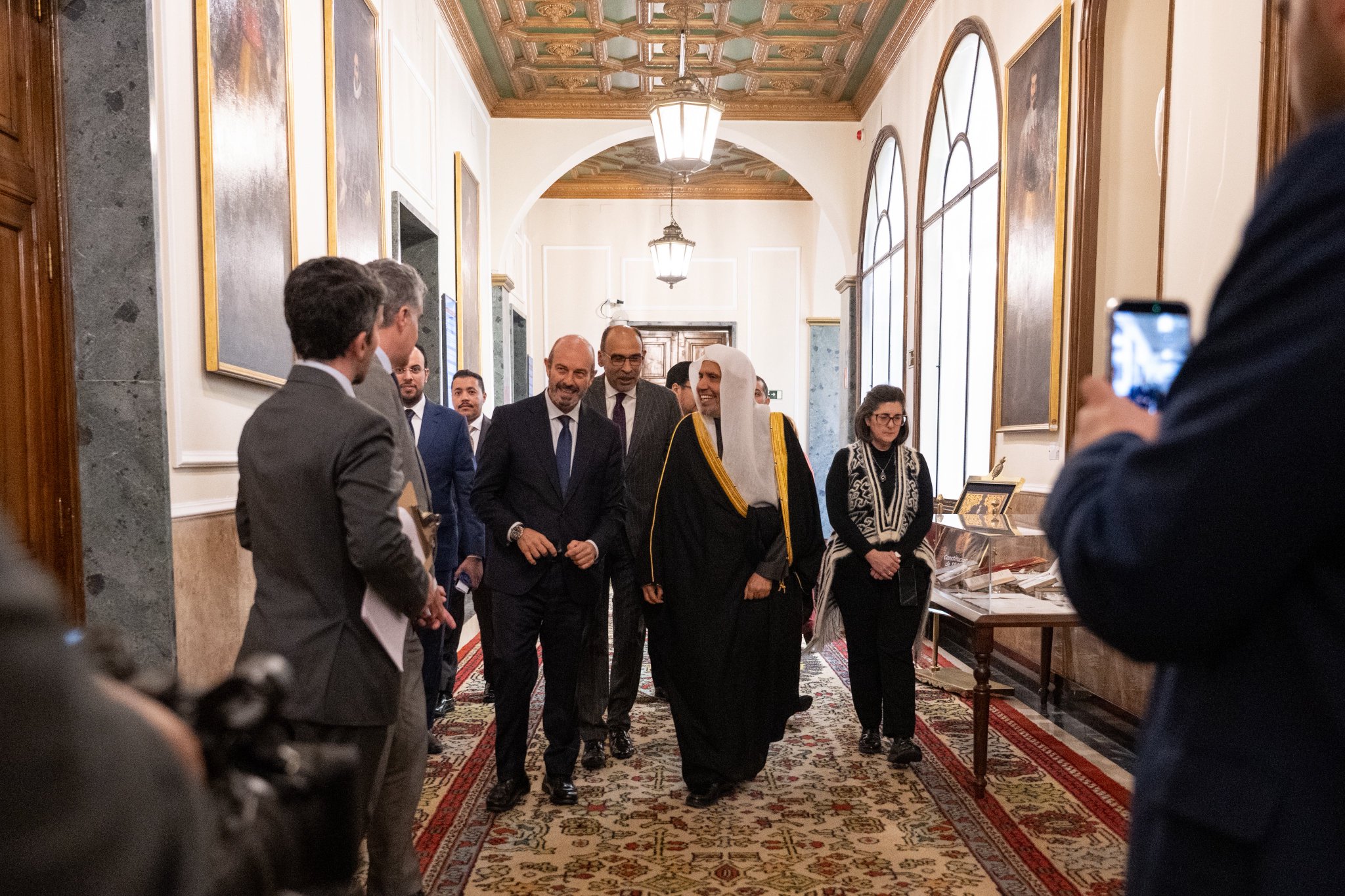 Le président du Sénat espagnol reçoit le Secrétaire général de la Ligue islamique mondiale
