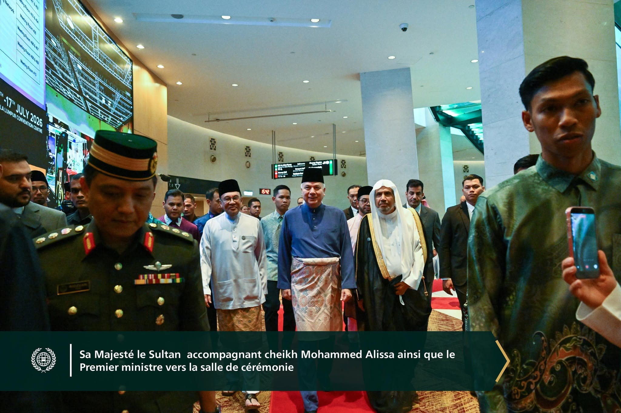 Cheikh Mohammed Al-Issa a prononcé un discours d’ouverture lors du troisième Sommet international des responsables religieux, organisé sous le patronage et en présence de sa Majesté le Sultan Nazrin Muizzuddin Shah et du Premier ministre, M. Anwar Ibrahim