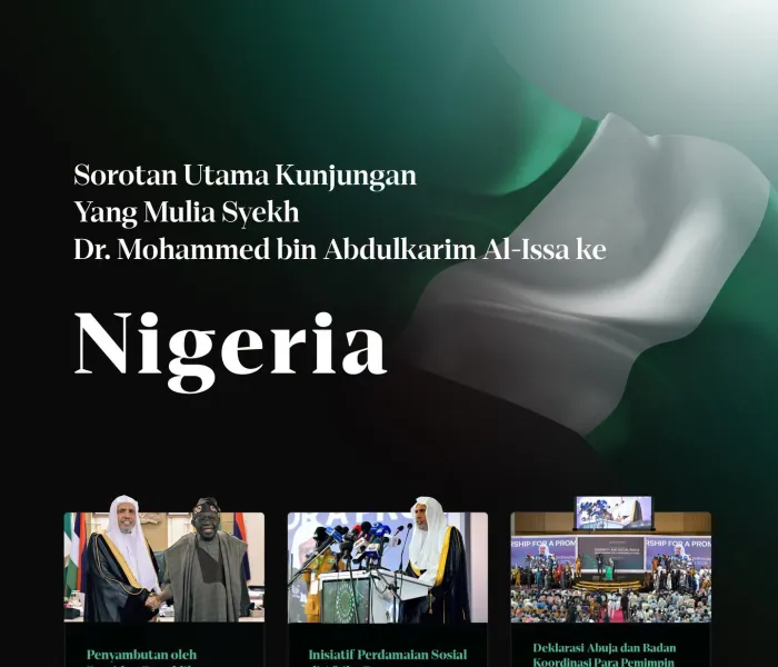 Berikut.. sorotan utama kunjungan Yang Mulia Sekretaris Jenderal LMD sekaligus Ketua Organisasi Ulama Muslim, Syekh Dr. Mohammed Al-Issa ke Nigeria: