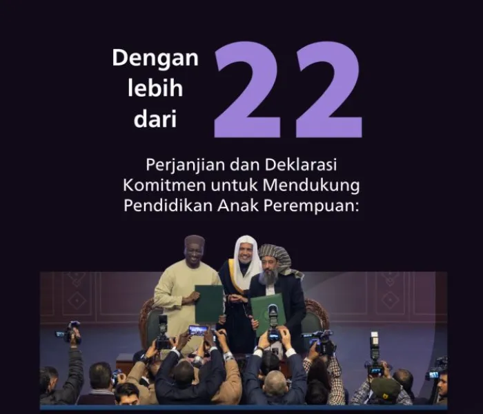 Sebagai komitmen untuk mereka di Hari Pendidikan Internasional; Karena mereka adalah pendidik generasi dan belahan jiwa kaum pria