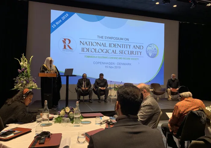 Ce matin à Copenhague, le D.Mohammad Alissa a rejoint le Conseil scandinave pour les relations en vue du colloque sur l'identité nationale et la sécurité idéologique.LIM Danemark.