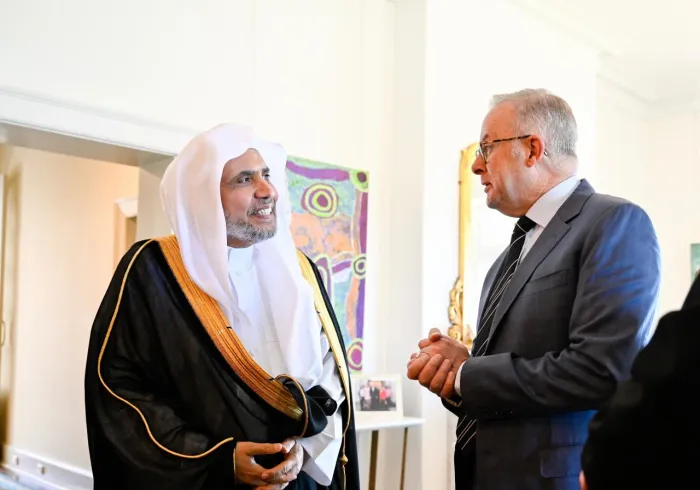 Le Premier ministre australien, M. Anthony Albanese, a reçu ce matin, dans la ville de Sydney, le Secrétaire général, cheikh Mohammed Alissa