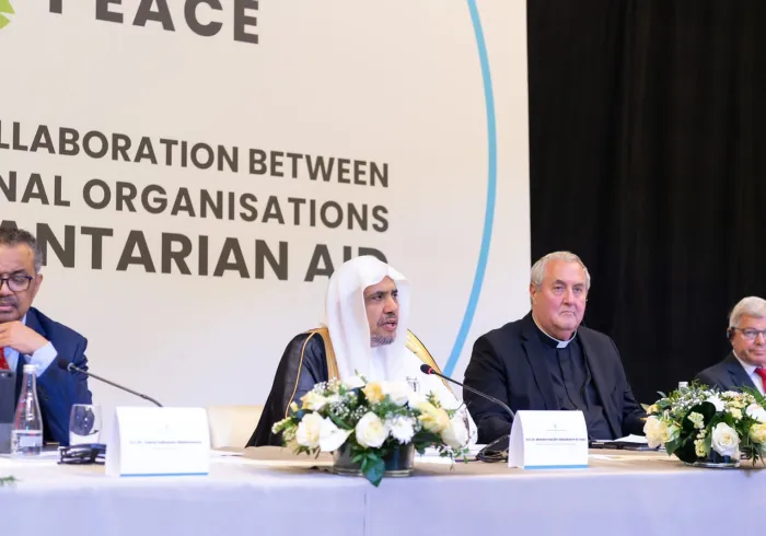 Muslim World League is the guest of honor of the 1st meeting of heads of international organizations active in humanitarian work
