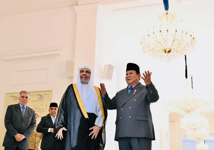 Le président indonésien reçoit le Secrétaire général de la Ligue islamique mondiale.