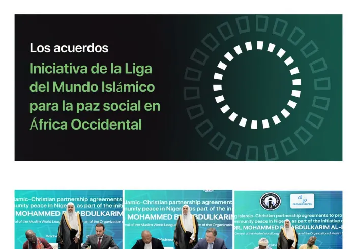 El Secretario General, el Sheij Dr. Mohammed Al-Issa , asistió a la firma de varios acuerdos entre responsables musulmanes y cristianos de Nigeria, destinados a apoyar la paz civil y la cohesión social