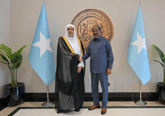 Le président de la République fédérale de Somalie, Dr Hassan Sheikh Mohamud, a reçu au palais présidentiel le Secrétaire général, cheikh Mohammed Al-Issa
