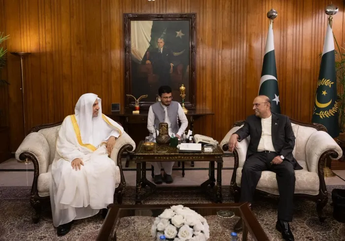 Le Président et le Premier ministre du Pakistan reçoivent le Secrétaire général de la Ligue islamique mondiale