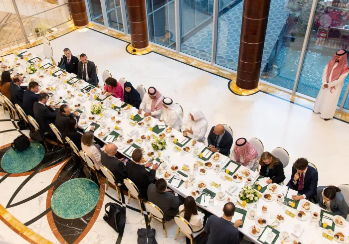 Mohammad Alissa a rencontré le Groupe de travail sur le Moyen-Orient et le Golfe du Conseil européen (MOG) 