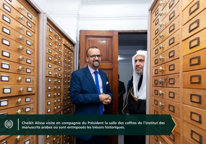 Dans le cadre de sa visite en Egypte :