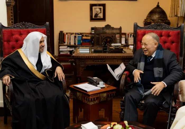 HE Dr. Mohammad Alissa met with Dalil Boubakeur, President of the French Council of the Muslim Faith Cfcm Officiel & rector of the Grand Mosque of Paris