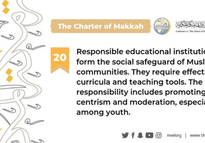 Responsible educational institutions promote centrism and moderation