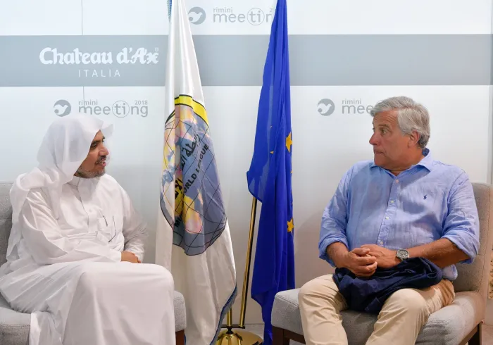 La LIM œuvre pour améliorer le dialogue interreligieux et promouvoir la tolérance en ayant des relations solides avec des organisations internationales. En 2018, Mohammed Alissa s'est rendu à Rimini, en Italie, pour rencontrer le Prt du Parlement européen M.Tajani.