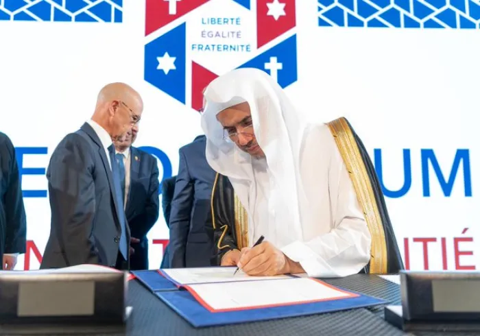 The agreement conveys a critical message of peace & solidarity in the face of hatred & extremism