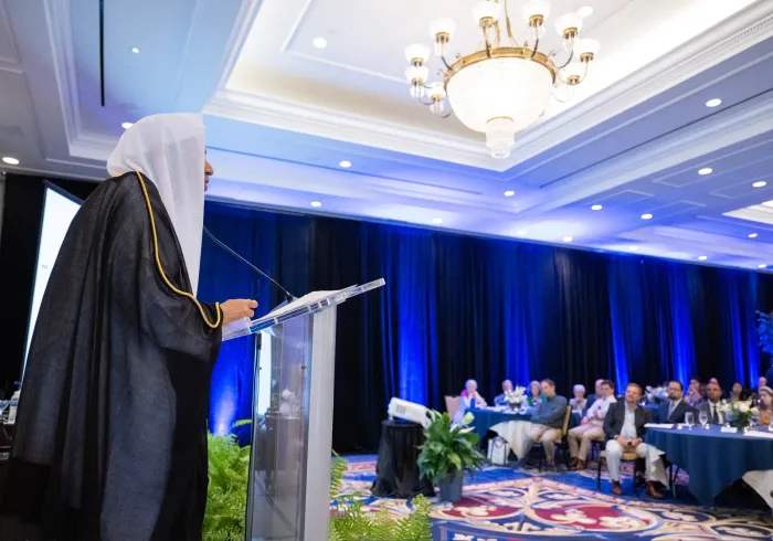 Anoche, la Universidad de Duke, prestigiosa institución estadounidense de renombre mundial, acogió una conferencia del Secretario general, Sheij Mohammed Alissa