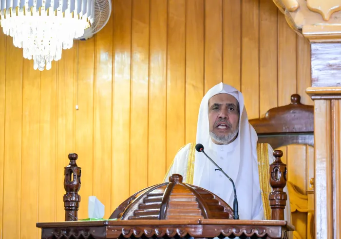Le Secrétaire général, cheikh Mohammed Al-Issa a prononcé le sermon du vendredi devant les fidèles et a dirigé la prière dans la capitale rwandaise, Kigali