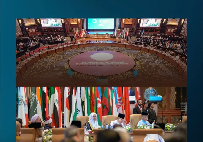 Berbagai pertemuan, dialog, inisiatif, serta program yang "efektif" dan "terukur" di seluruh dunia, memperkuat kehadiran agama kita yang luhur dengan risalahnya yang bersifat universal, akidah tauhidnya, dan syariatnya yang penuh hikmah