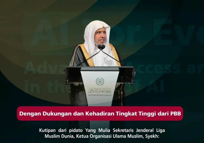 Kutipan dari pidato Yang Mulia Sekretaris Jenderal LMD, Ketua Organisasi Ulama Muslim, Syekh Dr. Mohammed Al-Issa , pada kegiatan Liga Muslim Dunia bertajuk: "Kecerdasan Buatan untuk Semua dengan Beragam Dimensinya"
