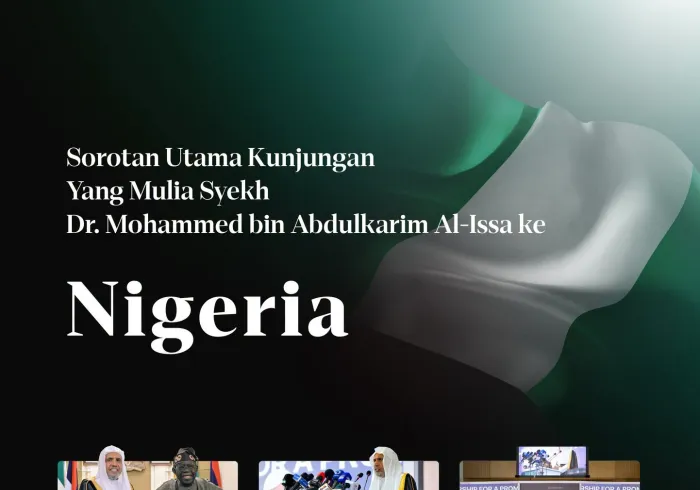 Berikut.. sorotan utama kunjungan Yang Mulia Sekretaris Jenderal LMD sekaligus Ketua Organisasi Ulama Muslim, Syekh Dr. Mohammed Al-Issa ke Nigeria: