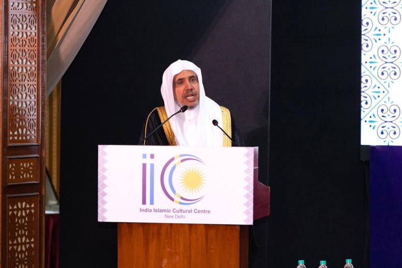 The Indian Islamic Cultural Center celebrates the visit of the MWL delegation in the presence of India's Mufti and senior scholars