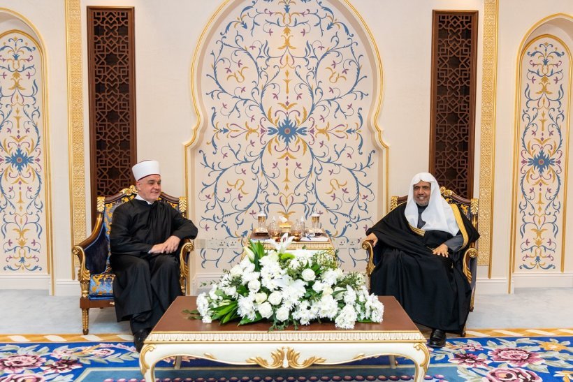 د. العيسى يستقبل الأمين العام لمنظمة التعاون الإسلامي وفضيلة مفتي البوسنة والهرسك