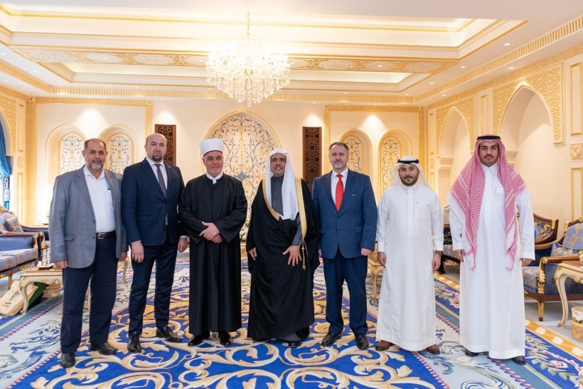 د. العيسى يستقبل الأمين العام لمنظمة التعاون الإسلامي وفضيلة مفتي البوسنة والهرسك
