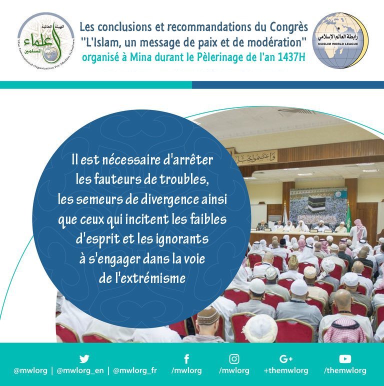 Recommandations de la conférence: l'Islam est un message de paix et de modération en images24