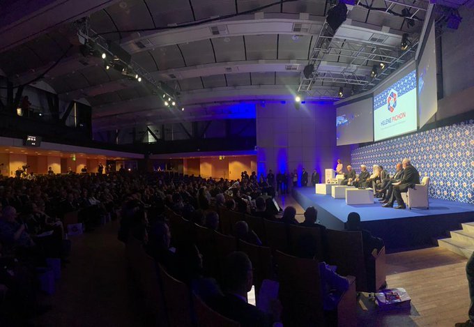 HE Dr. Mohammad Alissa engaged with Muslim, Christian, and Jewish leaders at the Paris International Conference of Peaceand Solidarity. Strengthening interfaith cooperation &amp; unity is key to MWL's mission