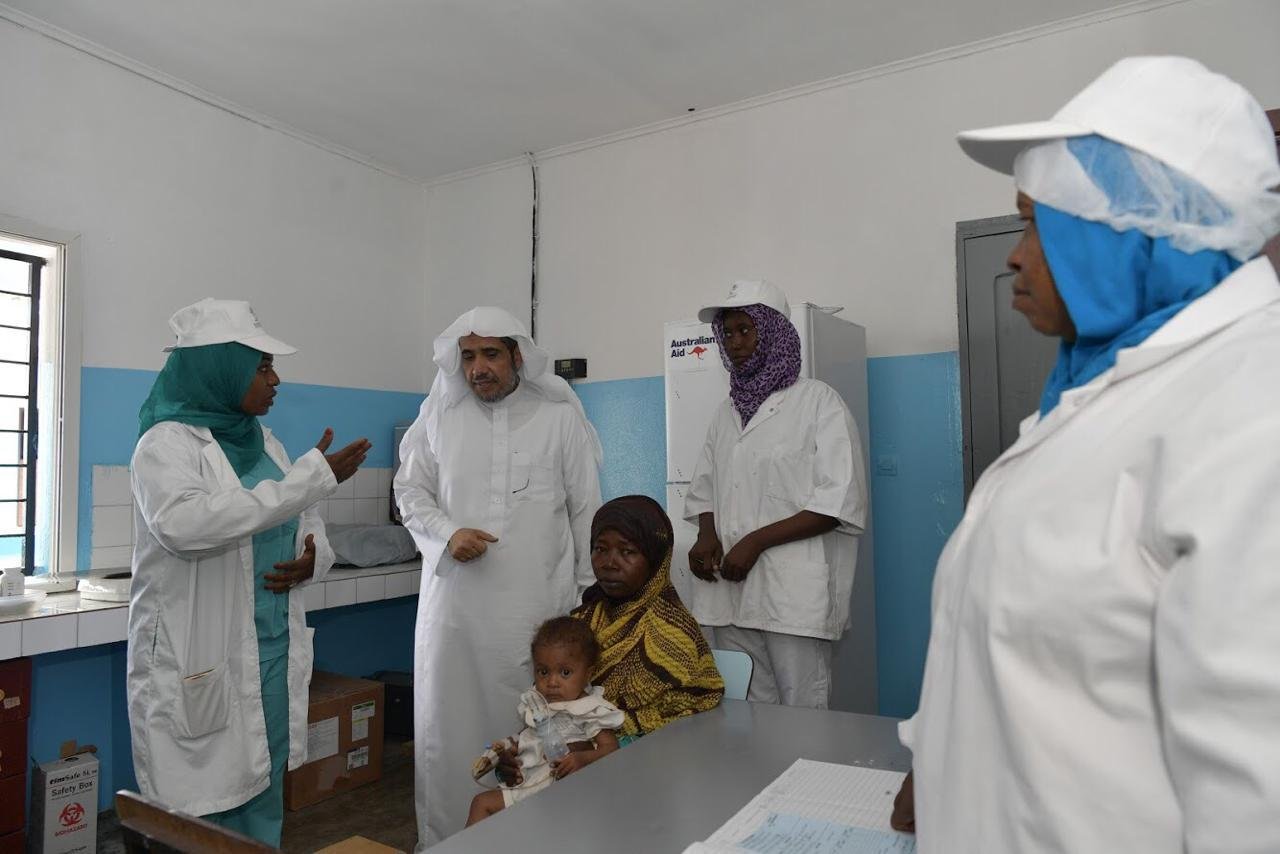 MWL Secretary General being briefed on MWL development and health projects