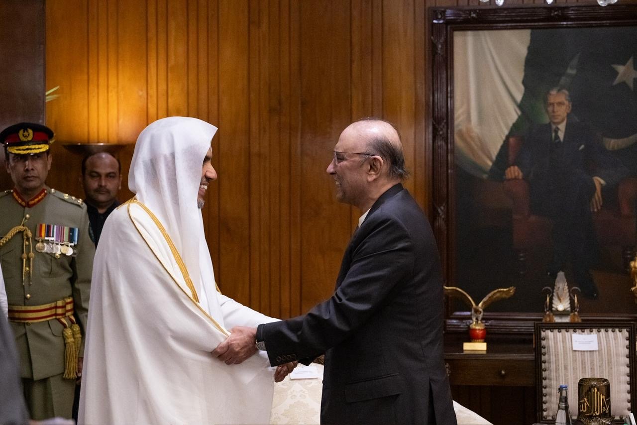 Le Président et le Premier ministre du Pakistan reçoivent le Secrétaire général de la Ligue islamique mondiale