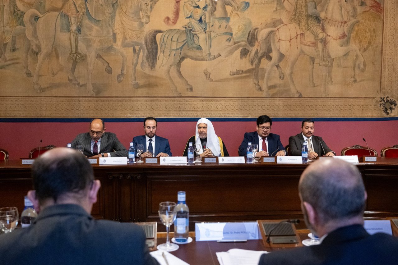 Le président du Sénat espagnol reçoit le Secrétaire général de la Ligue islamique mondiale
