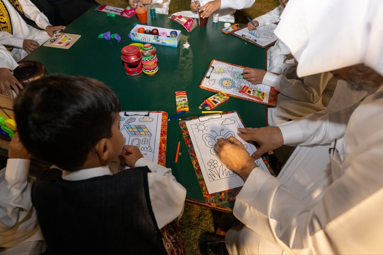 H.E. Sheikh Dr. Mohammed Al-Issa, visited the Dar Ali bin Abi Talib—may Allah be pleased with him—Orphanage. The orphanage, affiliated with MWL in Pakistan,