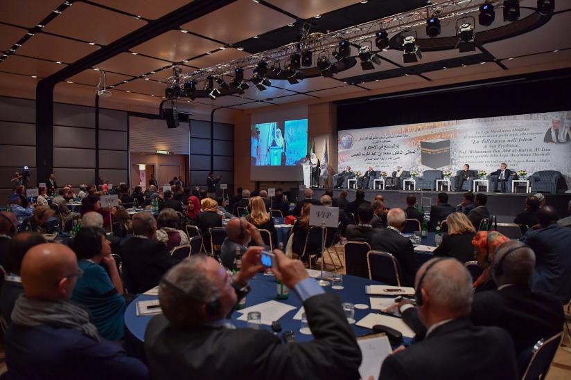 محاضرة الأمين العام بروما عن التسامح الإسلامي