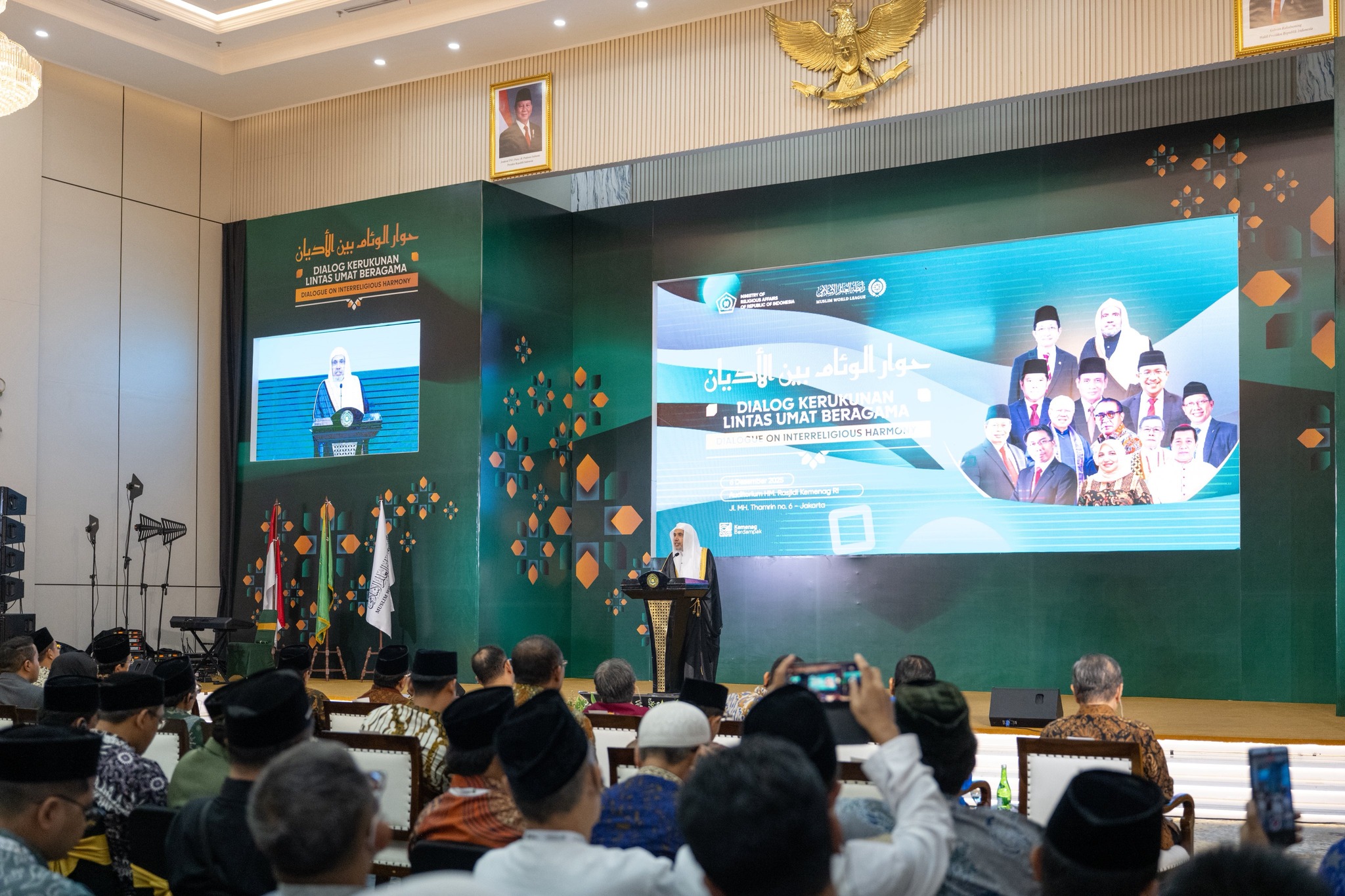 H.E. Sheikh Dr. Mohammed Al-Issa, delivered a lecture on the “Dialogue on Interreligious Harmony”