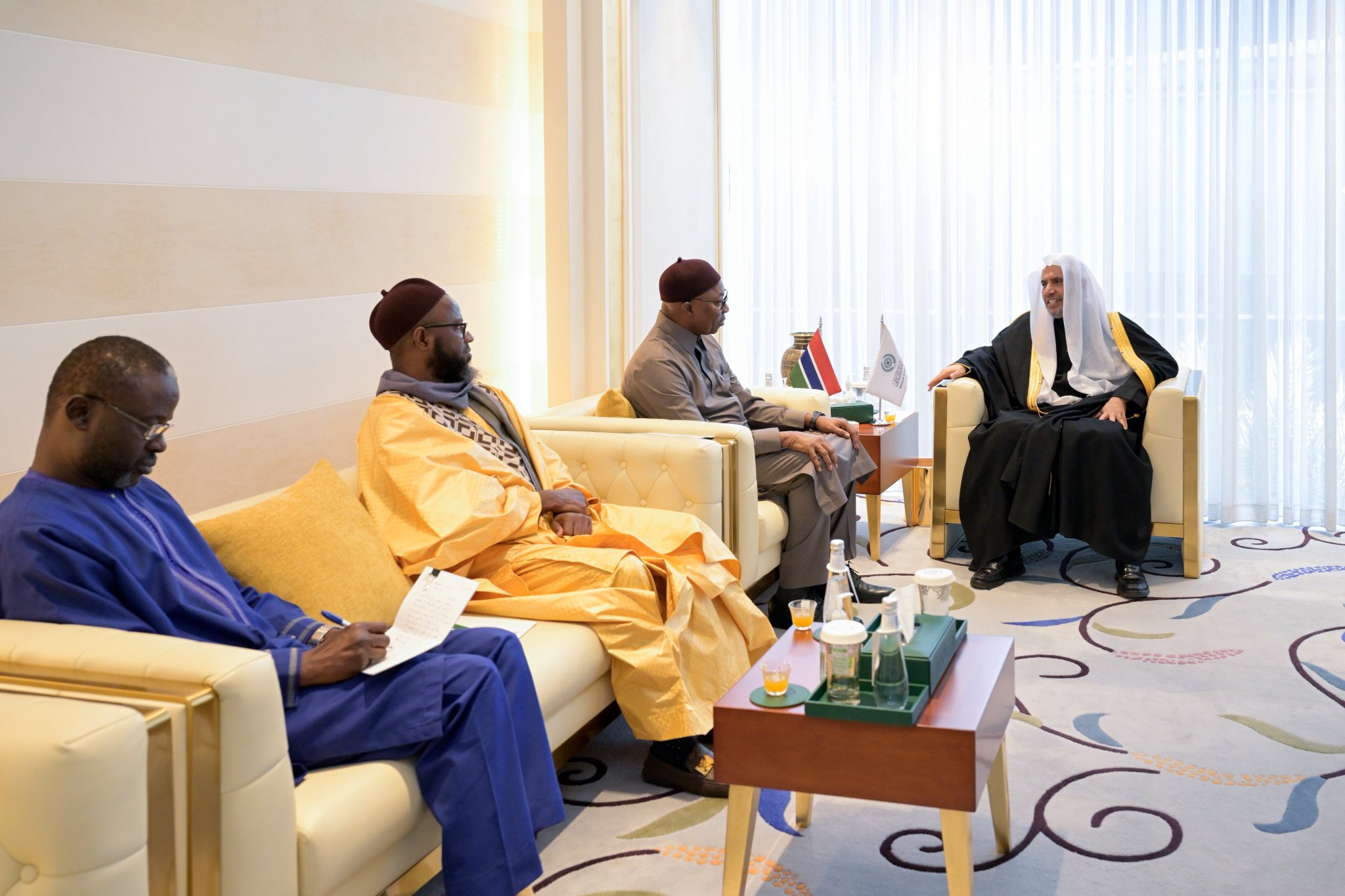 H.E. Sheikh Dr. Mohammed Al-Issa, Secretary-General, received H.E. Mr. Mambury Njie, Ambassador of the Republic of The Gambia to the KSA