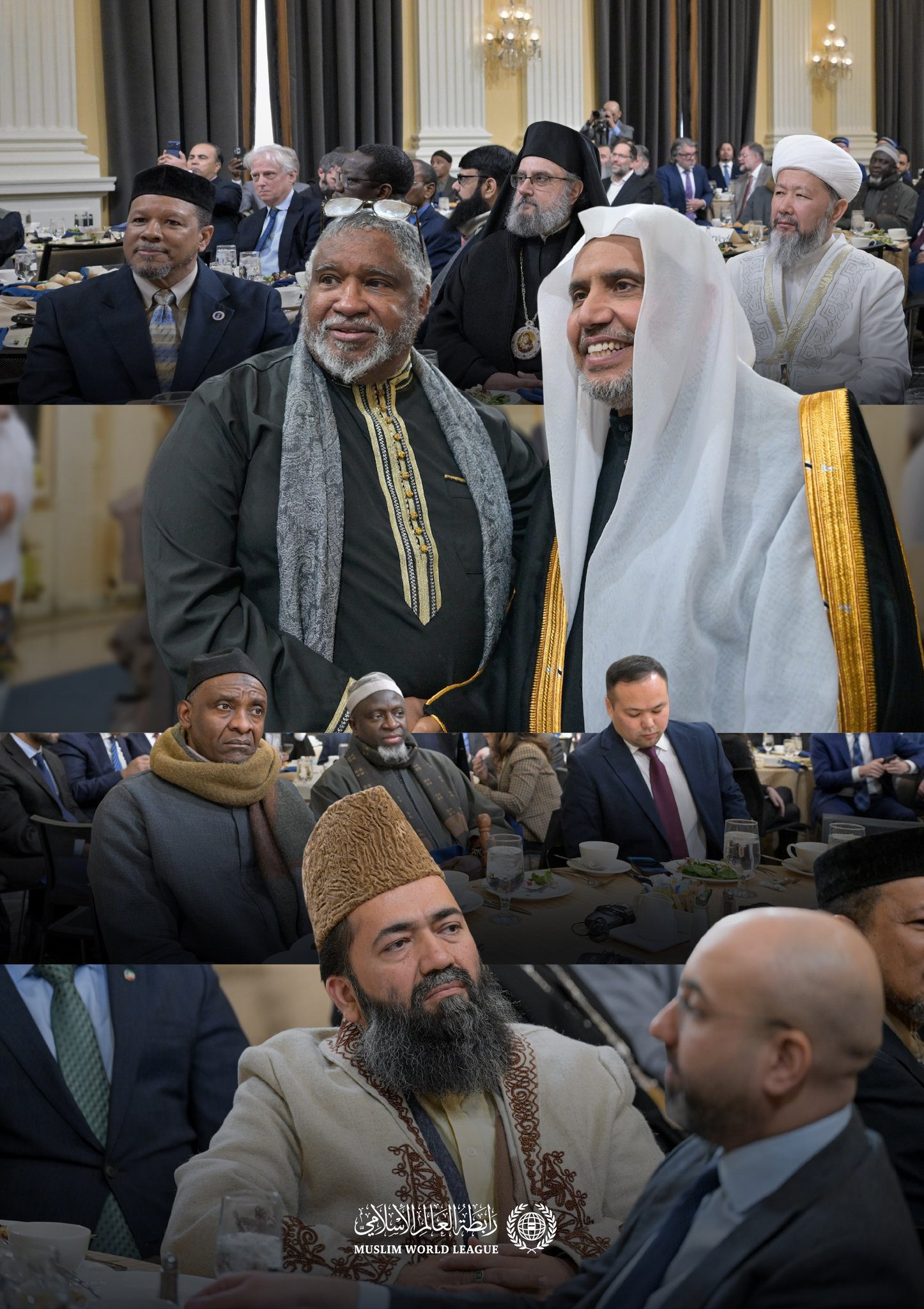 Les responsables islamiques qui ont assisté à la cérémonie d’hommage rendue au Secrétaire général par les membres démocrates et républicains du Congrès américain