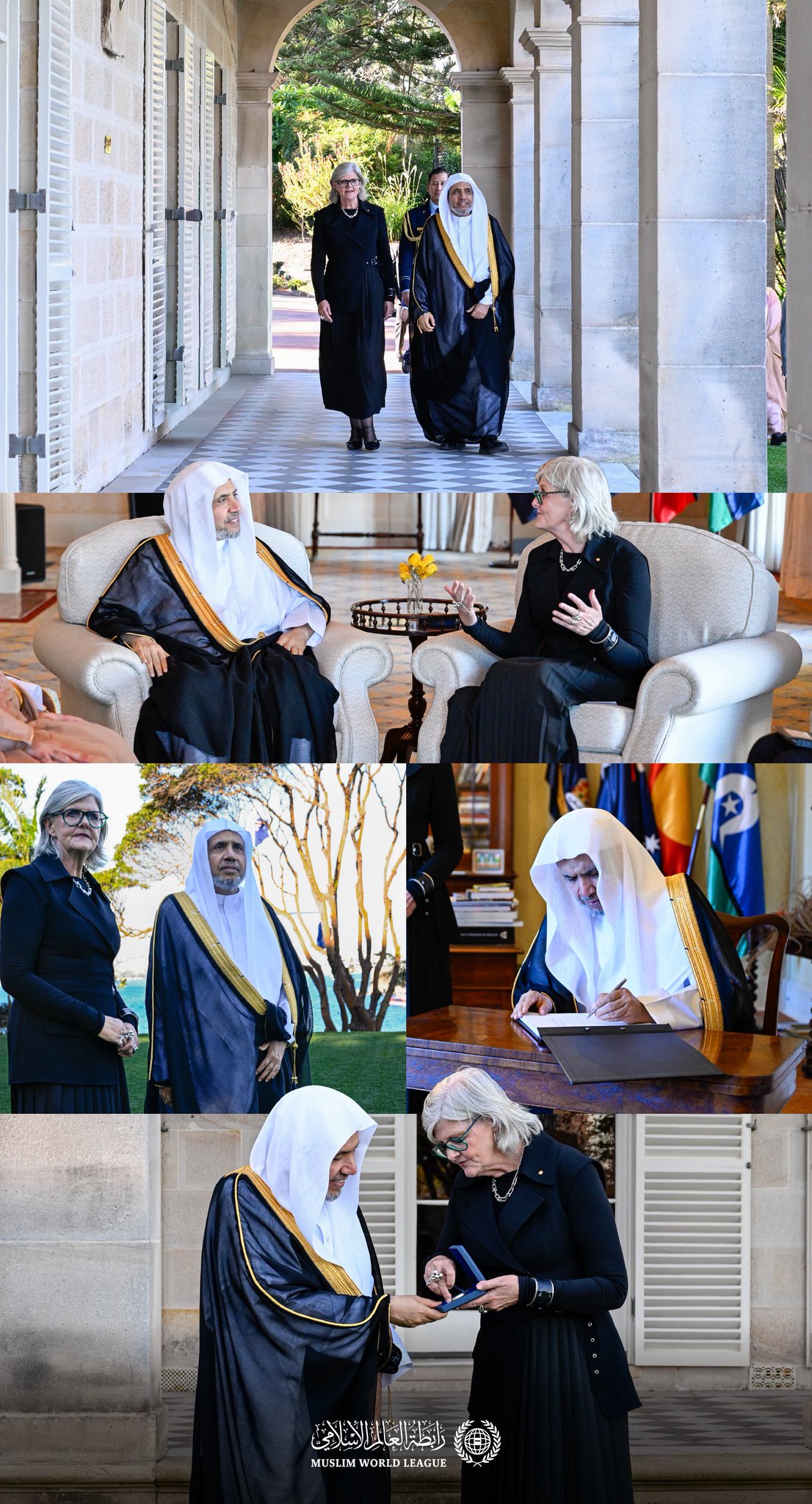 H.E. Ms. Sam Mostyn, Governor-General of Australia, received H.E. Sheikh Dr. Mohammed Al-Issa, at Government House