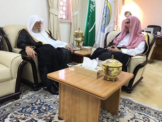 أمين رابطة العالم الإسلامي يستقبل الدكتور التركي