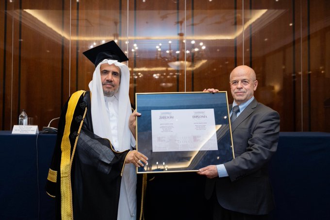 HE Dr. Mohammad Alissa was awarded an honorary doctorate from the Institute of Oriental Studies of the Russian Academy of Sciences
