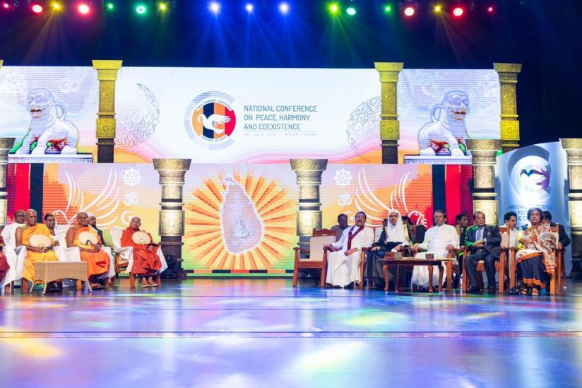 HE the President of Sri Lanka awards the Supreme Republic Medal to HE Dr. Mohammad Al-Issa for his efforts in promoting peace among religions’ followers.