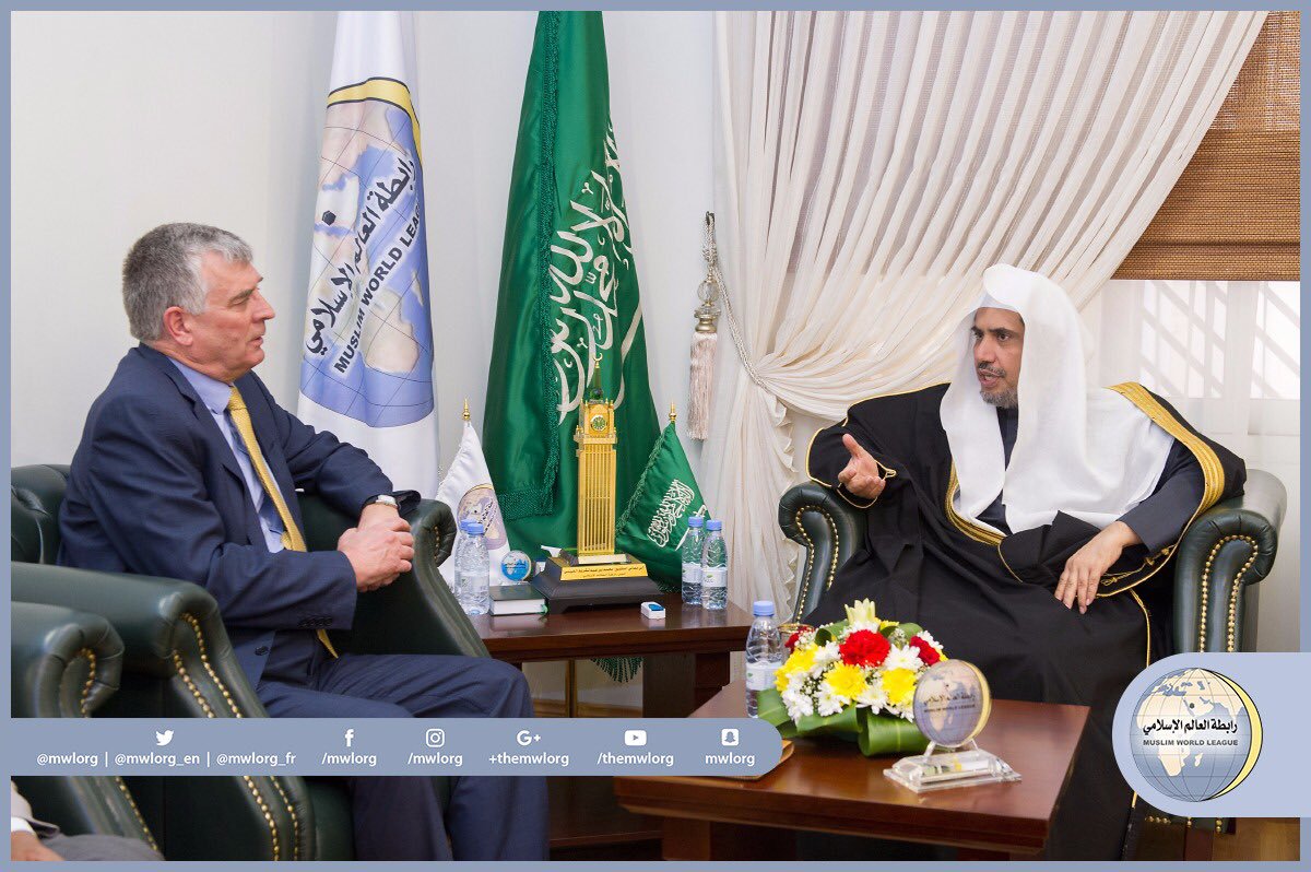 The S.G. received in his office in Riyadh the Irish ambassador