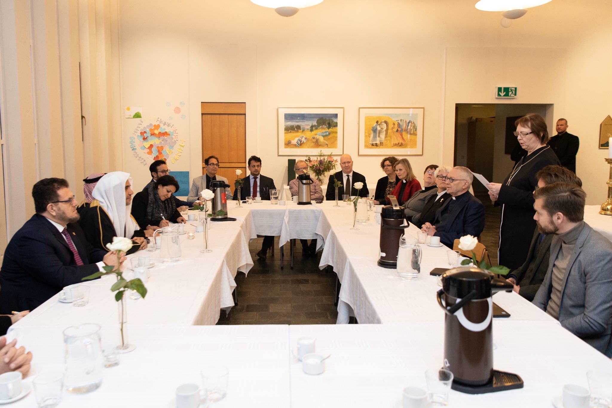 عزت مآب شیخ ڈاکٹر محمد العیسی نے آئسلینڈ میں کاتھولک چرچ اور لوتھرن چرچ کی قیادت سے ملاقاتیں کیں