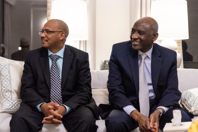 دورۂ امریکہ میں رابطہ عالم اسلامی کے عزت مآب سیکرٹری جنرل نے متعدد اسلامی شخصیات سے ملاقات کی