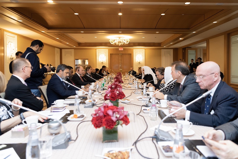 قومی کونسل برائے عرب امریکی تعلقات نے نیوریارک میں ڈاکٹر محمد العیسی کی عمومی مکالمہ میں میزبانی کی