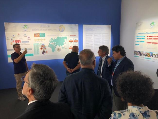 یورپی پارلیمنٹ کے صدر ڈیوڈ ساسولی نے عزت مآب شیخ ڈاکٹر محمد العیسی سے کہاکہ ہم ان کی پارلیمنٹ میں حاضری اور لیکچر کے منتظر ہیں