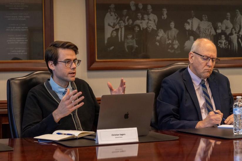 The Editorial Board of Desert, "the official newspaper in the State of Utah, USA" hosts His Excellency Sheikh Dr. Mohammad Alissa in a all-inclusive dialogue.