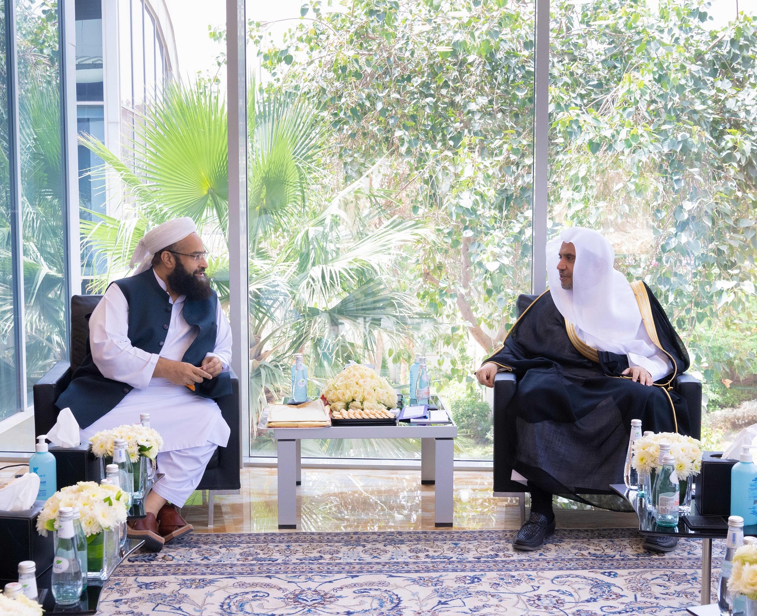 Mohammad Alissa a rencontré le  Pdt du Conseil des oulémas du Pakistan Premier cheikh Hafid Mohamed Tahar Achrafi.