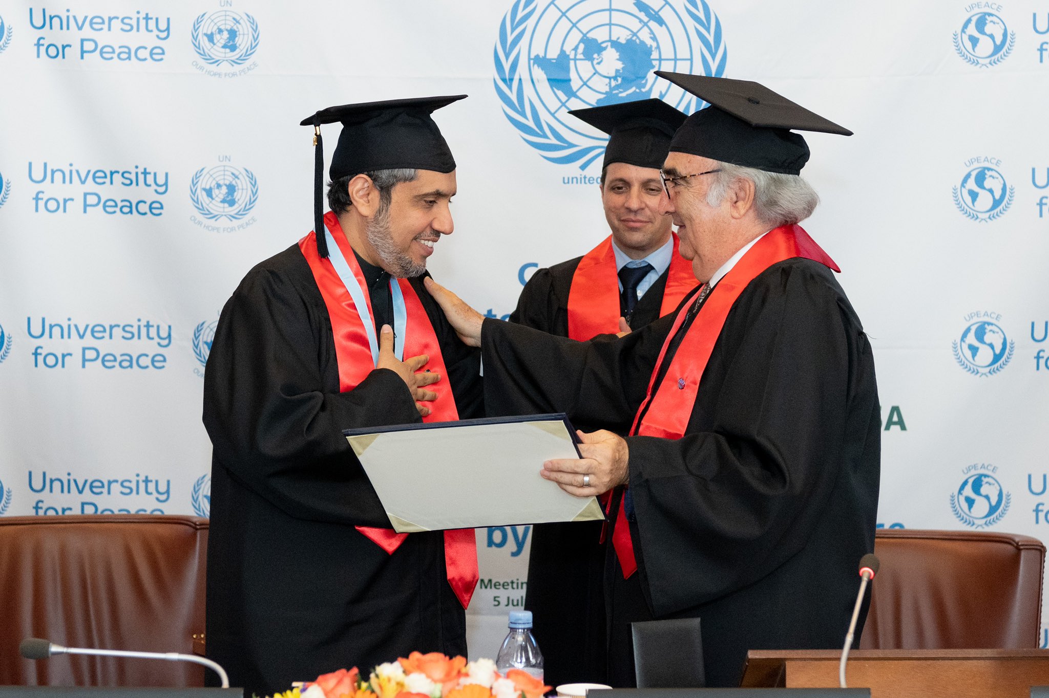 Mohammad Alissa a reçu un prix des NU pour son rôle dans la diplomatie internationale la lutte contre la haine.