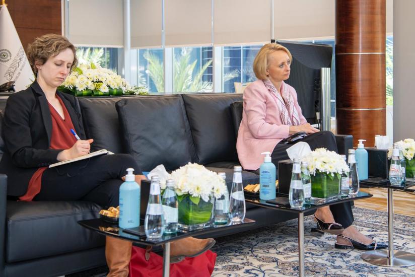 ڈاکٹر محمد العیسی نے امریکی نائب وزیر خارجہ برائے جزیرہ نما عرب امور،جناب دانیال بنیام سے ملاقات کی