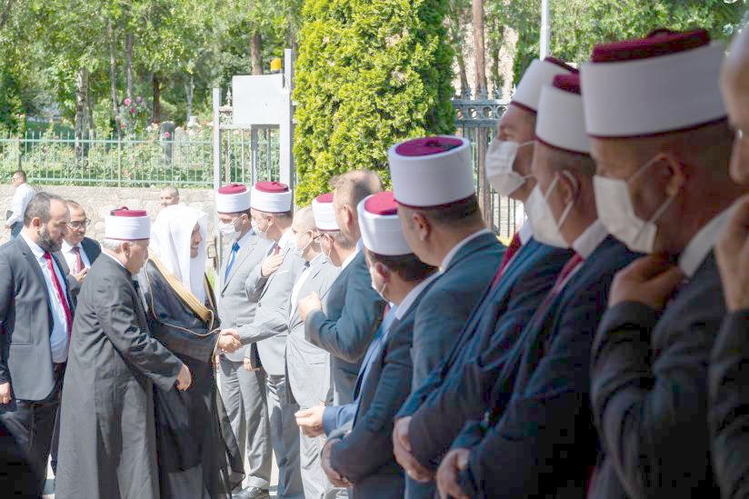 شیخ ڈاکٹر محمد العیسی نے شمالی مقدونیہ کے اسلامی مجلس کے مرکزی دفتر میں خطاب کیا